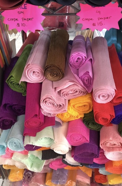 10'' Crepe paper 1/2 size